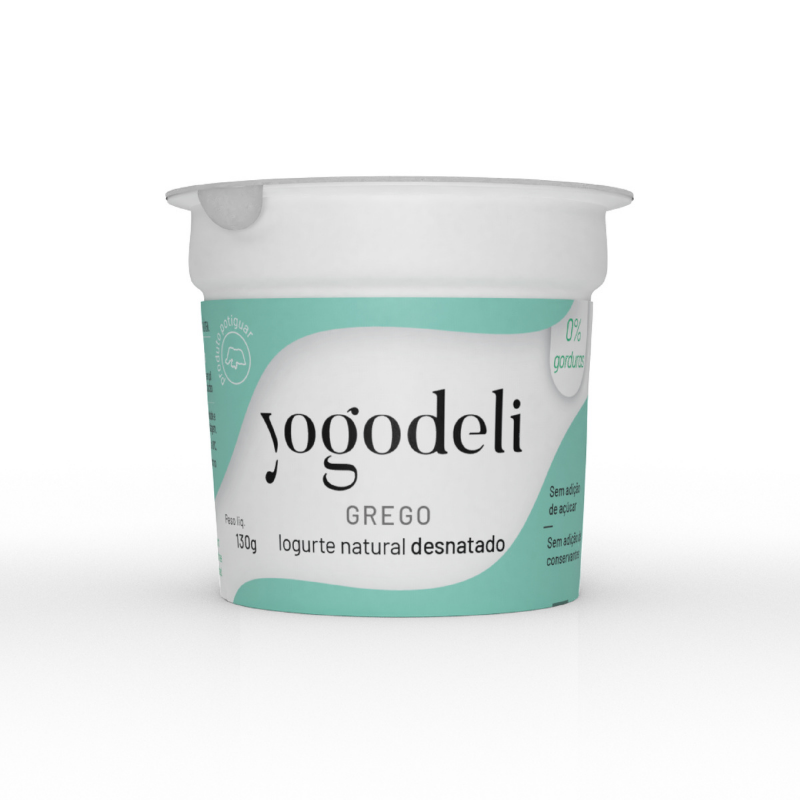 iogurte desnatado grego natural - yogodeli