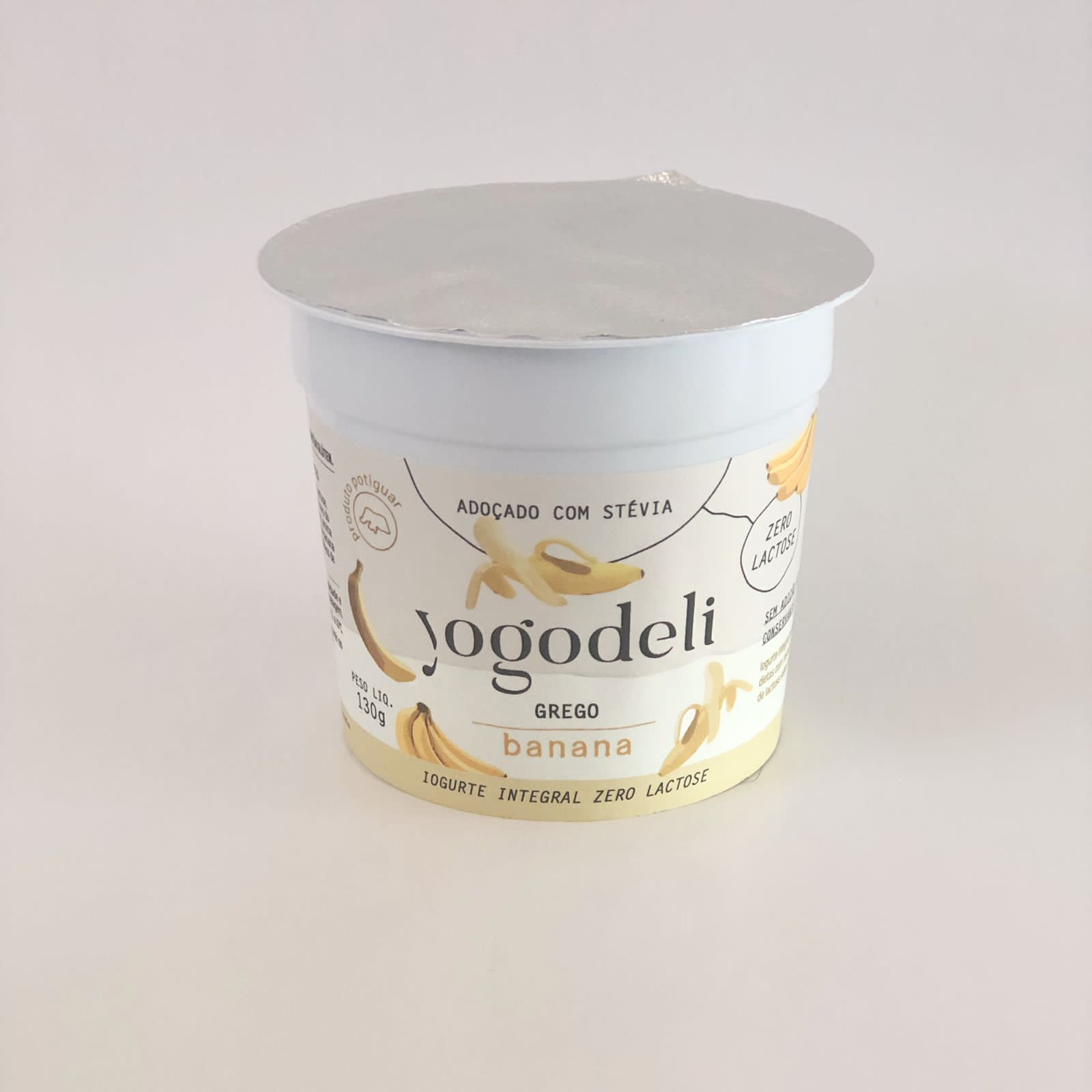 iogurte grego zero lactose banana - yogodeli